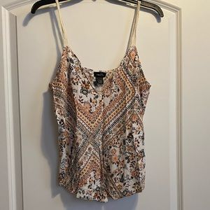 Bright colored printed tank top